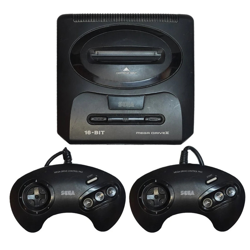 (Pre-Owned) Sega Mega Drive II Console - Black - ريترو